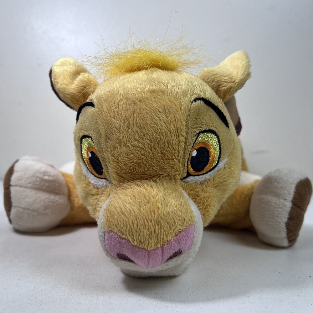 Disney Simba Plush 13" The Lion King Stuffed Animal Toy Yellow Floppy‎ Cuddly - Picture 4 of 9